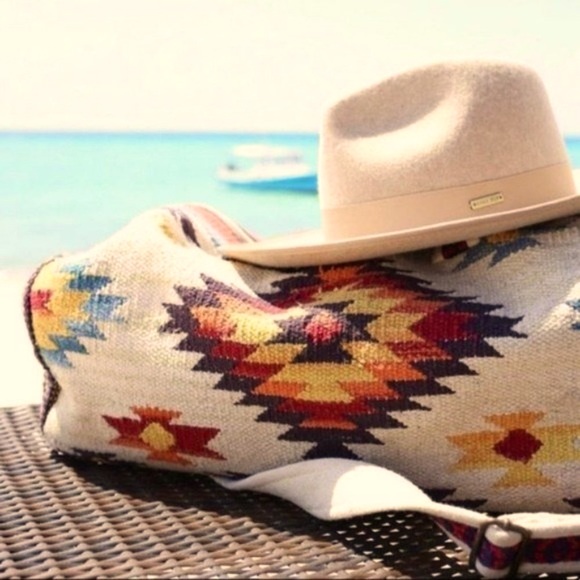 Handbags - NEW Navajo Aztec Woven Weekender Duffle Bag